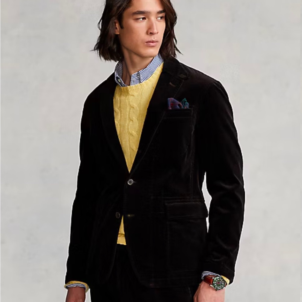 Polo Artisan Corduroy Suit Jacket Size S SMALL NWT